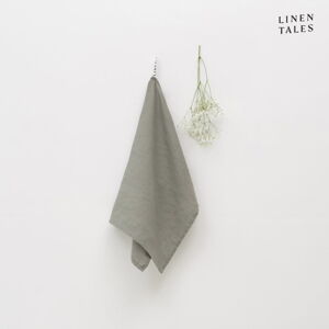 Lniana ścierka 45x65 cm Khaki – Linen Tales