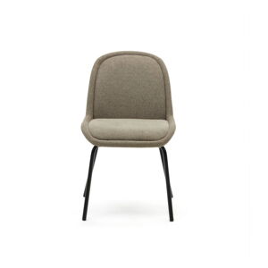Jasnobrązowe krzesła zestaw 4 szt. Aimin – Kave Home