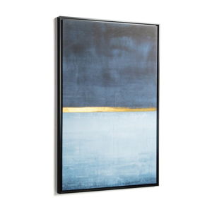 Niebieski obraz w ramie La Forma Abstract, 60x90 cm
