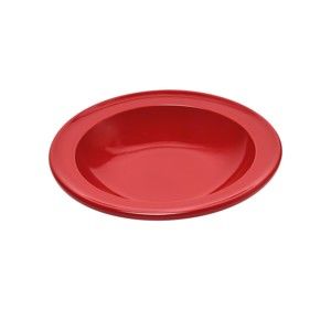 Czerwony ceramiczny głęboki talerz Emile Henry, ⌀ 22,5 cm