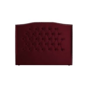 Czerwony zagłówek łóżka Mazzini Sofas, 180x120 cm
