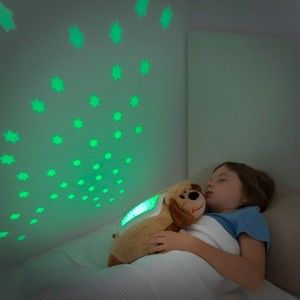 Poduszka pluszowa z kolorowym LED i projektorem InnovaGoods Dog