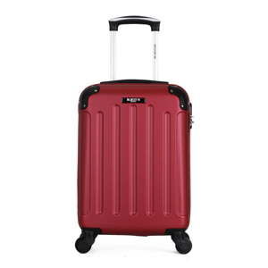 Ciemnoczerwony walizka podróżna na kółkach Bluestar Ruhno, 31 l