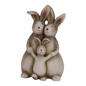 Ceramiczna dekoracja wielkanocna Ego Dekor Bunny Family