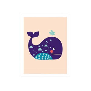 Obrazek dziecięcy 24x29 cm Whale – Wallity