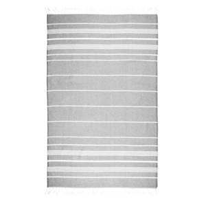 Szary ręcznik z domieszką bawełny Kate Louise Cotton Collection Classic Gray V2, 100x180 cm