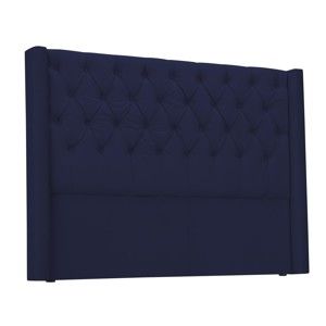 Modré zagłówek łóżka Windsor & Co Sofas Queen, 196x120 cm