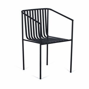 Zestaw 2 czarnych krzeseł ogrodowych Le Bonom Cecile