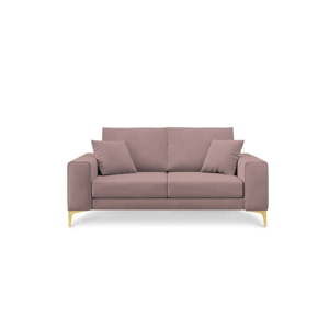 Pudrowa sofa 2-osobowa Cosmopolitan Design Basel