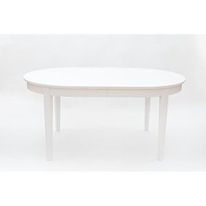 Biały stół rozkładany do jadalni We47 Family, 165-215x105 cm