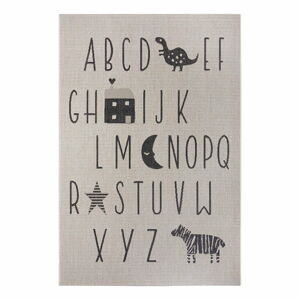 Kremowy dywan dla dzieci Ragami Letters, 120x170 cm