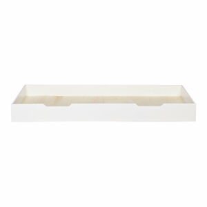 Biała szuflada pod łóżko WOOOD Nikki, 200x90 cm