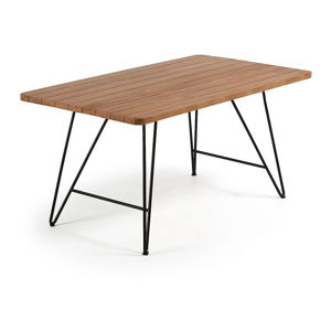 Stół z naturalnego drewna tekowego La Forma Komme, 160x90 cm
