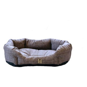 Łóżko bawełniane jasnobrązowe 65x50 cm Bobík - Petsy