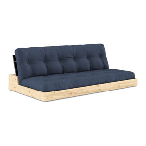 Ciemnoniebieska rozkładana sofa 196 cm Base – Karup Design