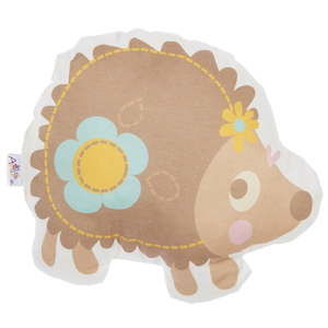 Poduszka dziecięca z domieszką bawełny Apolena Pillow Toy Hedgehog, 28x25 cm