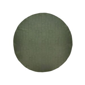 Zielony okrągły dywan pod choinkę ø 120 cm Star Damask - Södahl