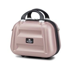 Różowy kuferek podróżny My Valice SMART BAG LASSO Make Up & Hand Suitcase