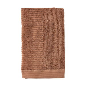 Pomarańczowy/brązowy bawełniany ręcznik 50x100 cm Terracotta – Zone