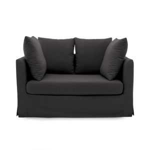 Antracytowa sofa dwuosobowa Vivonita Coraly
