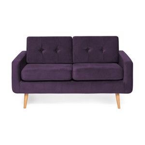 Fioletowa sofa 2-osobowa Vivonita Ina Trend
