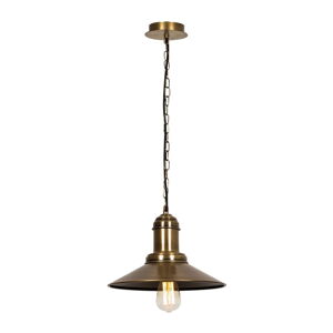 Lampa wisząca w kolorze brązu z metalowym kloszem ø 30 cm Sivani – Opviq lights