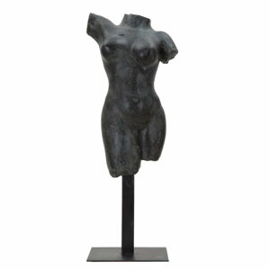 Czarna figurka dekoracyjna Mauro Ferretti Museum Woman