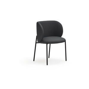 Czarne krzesła zestaw 2 szt. Mogi – Teulat