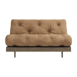 Jasnobrązowa rozkładana sofa 140 cm Roots – Karup Design