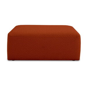 Ceglasty moduł sofy z materiału bouclé Roxy – Scandic