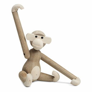 Figurka z litego drewna Kay Bojesen Denmark Monkey Solid