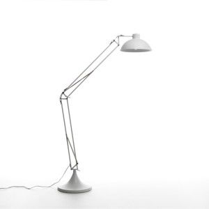 Biała lampa stojąca Design Twist Isparta