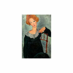 Reprodukcja obrazu Amedea Modiglianiego – Woman with Red Hair, 60x40 cm