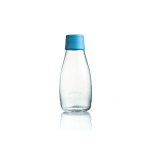 Jasnoniebieska butelka ReTap ze szkła z dożywotnią gwarancją, 300 ml