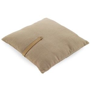 Beżowa poduszka z wypełnieniem Geese New York, 45x45 cm
