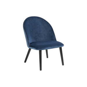 Niebieskie tapicerowane krzesło Actona Manley