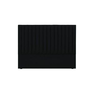 Czarny zagłówek łóżka Cosmopolitan design NJ, 160x120 cm