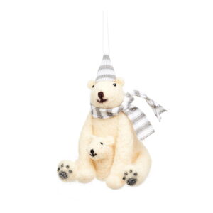 Figurka świąteczna Polar Bear – Sass & Belle