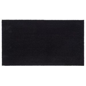 Czarna wycieraczka Tica Copenhagen Unicolor, 67x120 cm