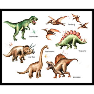 Plakat dziecięcy Styler Artbox Dinosaur, 50x70 cm