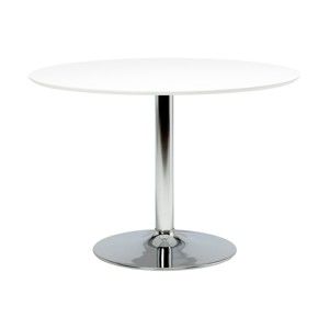 Biały okrągły stół Actona Ibiza, ⌀ 110 cm