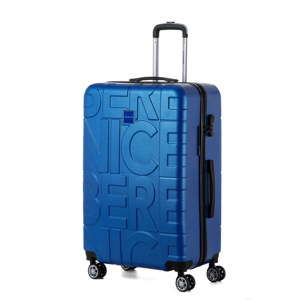 Niebieska walizka Berenice Typo, 107 l