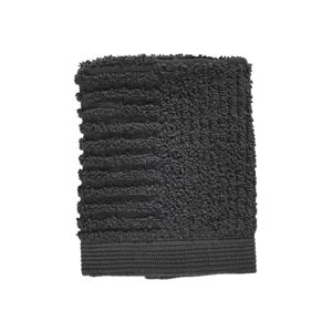 Antracytowy bawełniany ręcznik 30x30 cm Classic − Zone