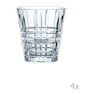Zestaw 4 szklanek ze szkła kryształowego Nachtmann Square Tumbler, 260 ml