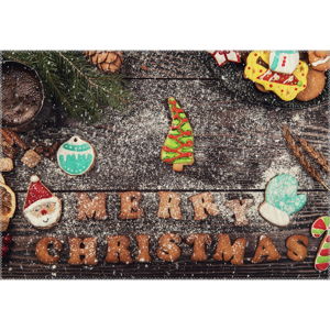 Dywan Vitaus Christmas Period Merry Christmas Cookie, 50x80 cm