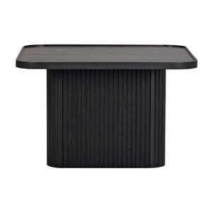 Czarny stolik z drewna dębowego Rowico Sullivan, 60x60 cm
