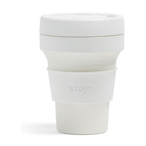 Biały składany kubek Stojo Pocket Cup Quartz, 355 ml