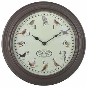 Zegar ścienny z dźwiękiem ptasiego śpiewu Ego Dekor, Ø 30,1 cm