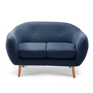 Ciemnoniebieska sofa 2-osobowa Scandi by Stella Cadente Maison