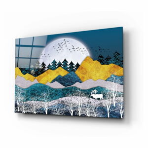 Szklany obraz Insigne Illustration Landscape, 72x46 cm